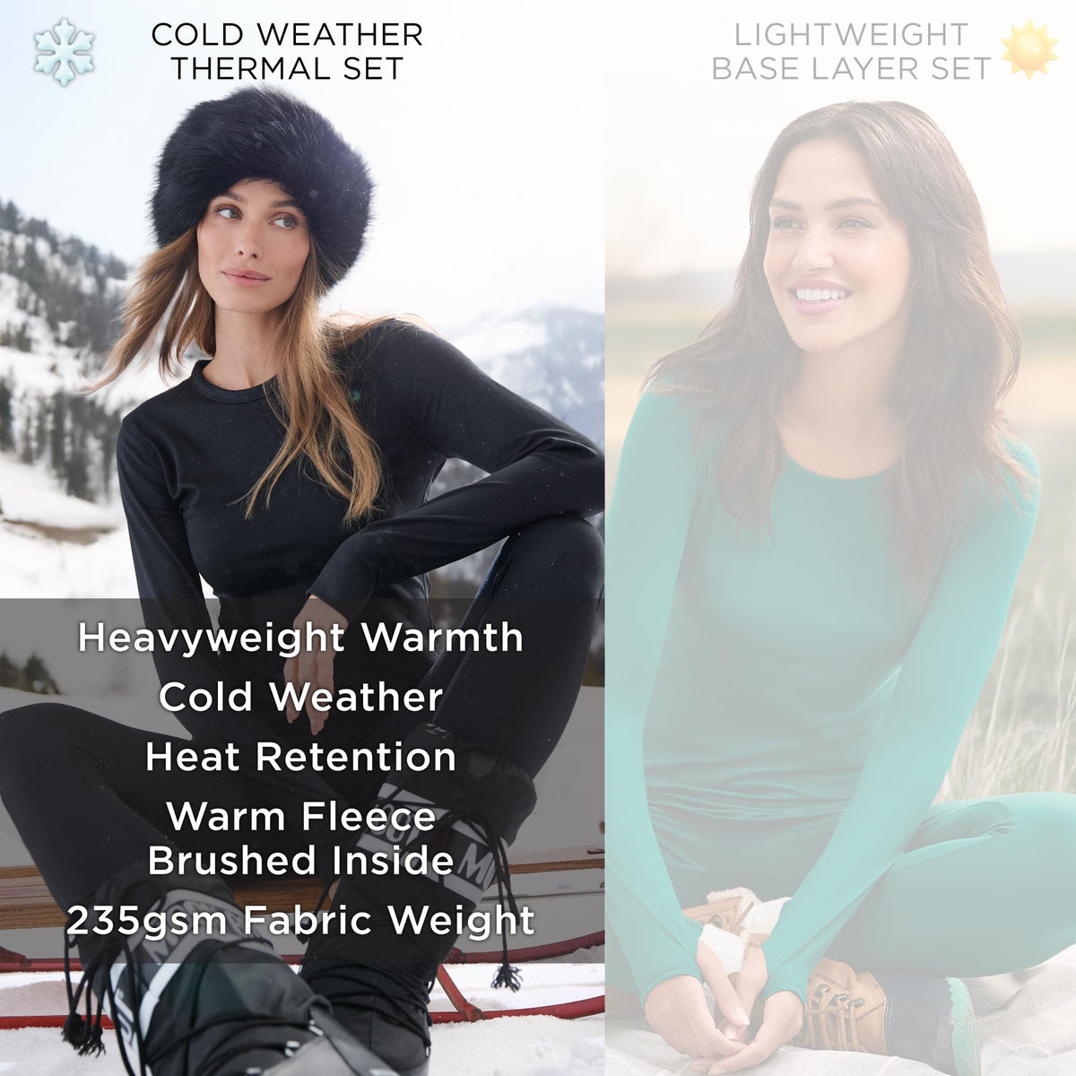 Cuddl Duds Womens Heavyweight Fleece 2 Piece Long Sleeve Thermal Underwear Set – Shirt & Leggings Base Layer for Cold Weather – Winter Clothing Long Johns Lounge Sets for Women, Navy Blue, XXS