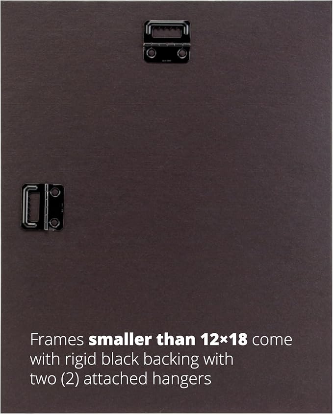 Craig Frames 1WB3BK 12 by 12-Inch Black Picture Frame, Single White Collage Mat with 4-4 by 6-Inch Openings