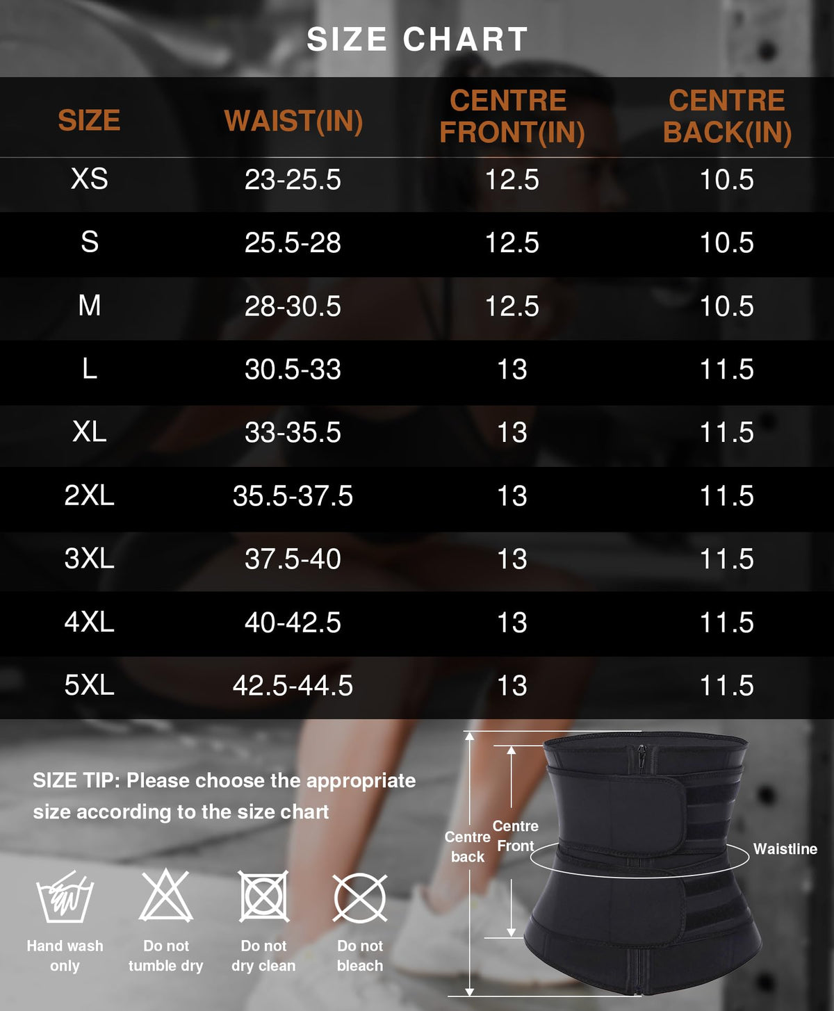 Lover-Beauty Waist Trainer for Women Long Torso Sauna Workout Waist Trainer Double Belts Neoprene Corset Waist Cincher Trimmer with Zipper