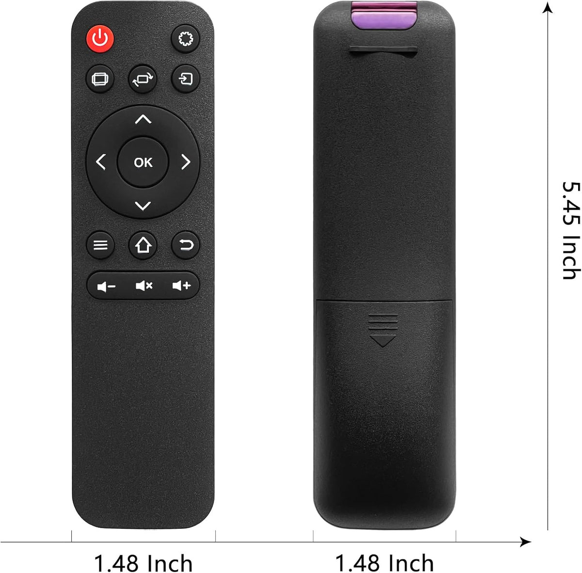 ZECARFA H1 H1 (H1 Replacement Mini Projector Remote Compatible with HAPPRUN Projector Remote Control Remote Control)