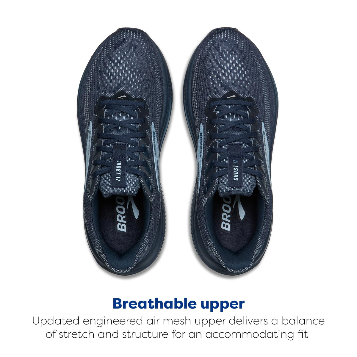 Brooks Women’s Ghost 17 Neutral Running Shoe - Spellbound/Skyway - 7 Medium