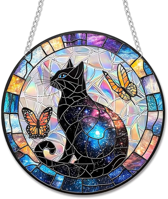 Sun Catchers Indoor Window, Acrylic Rainbow Suncatcher Window Hanging Decoration for Living Room Bedroom Summer Home Balcony Ornaments Decoration