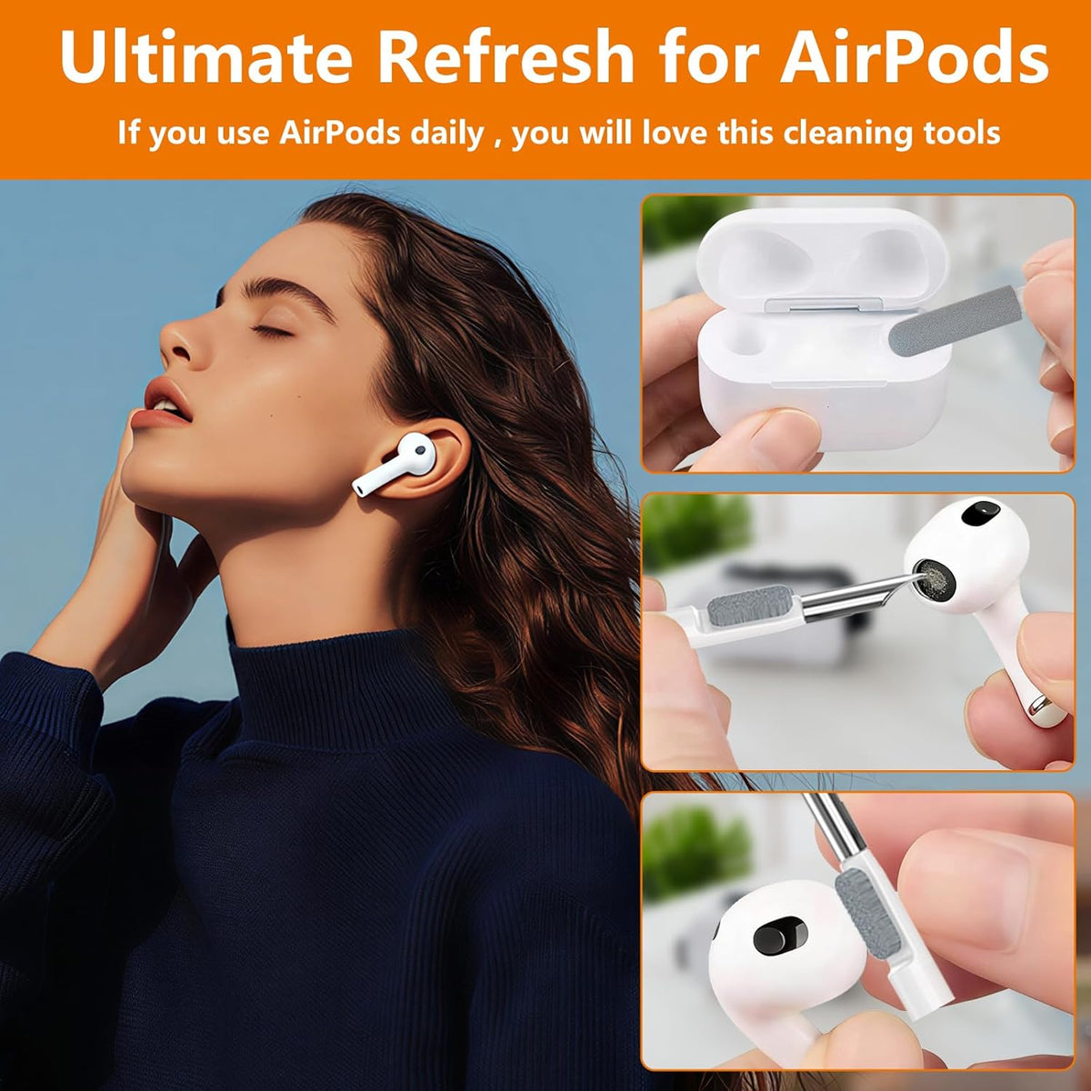 GintaXen Cell Phone Cleaning Kit, iPhone Cleaning Kit for Charging Port Cleaner Keyboard Cleaning Kit
