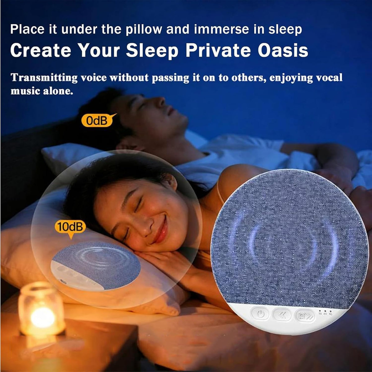 Generic Sleep Speaker - Rechargeable White Noise Device for Rest Support | Professional Wireless Audio System