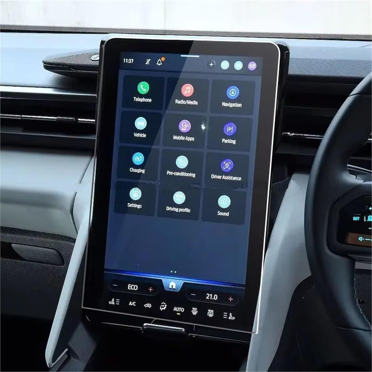 WIJMCTHC 2024 14.6 Inch Car modification Compatible With Capri TPU Screen Protector Infotainment LCD Car Radio Gps
