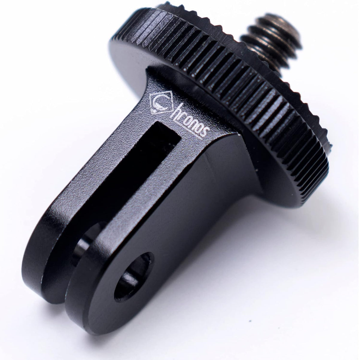 CHRONOS Black Aluminum Tripod Adapter Mount for GoPro Cameras