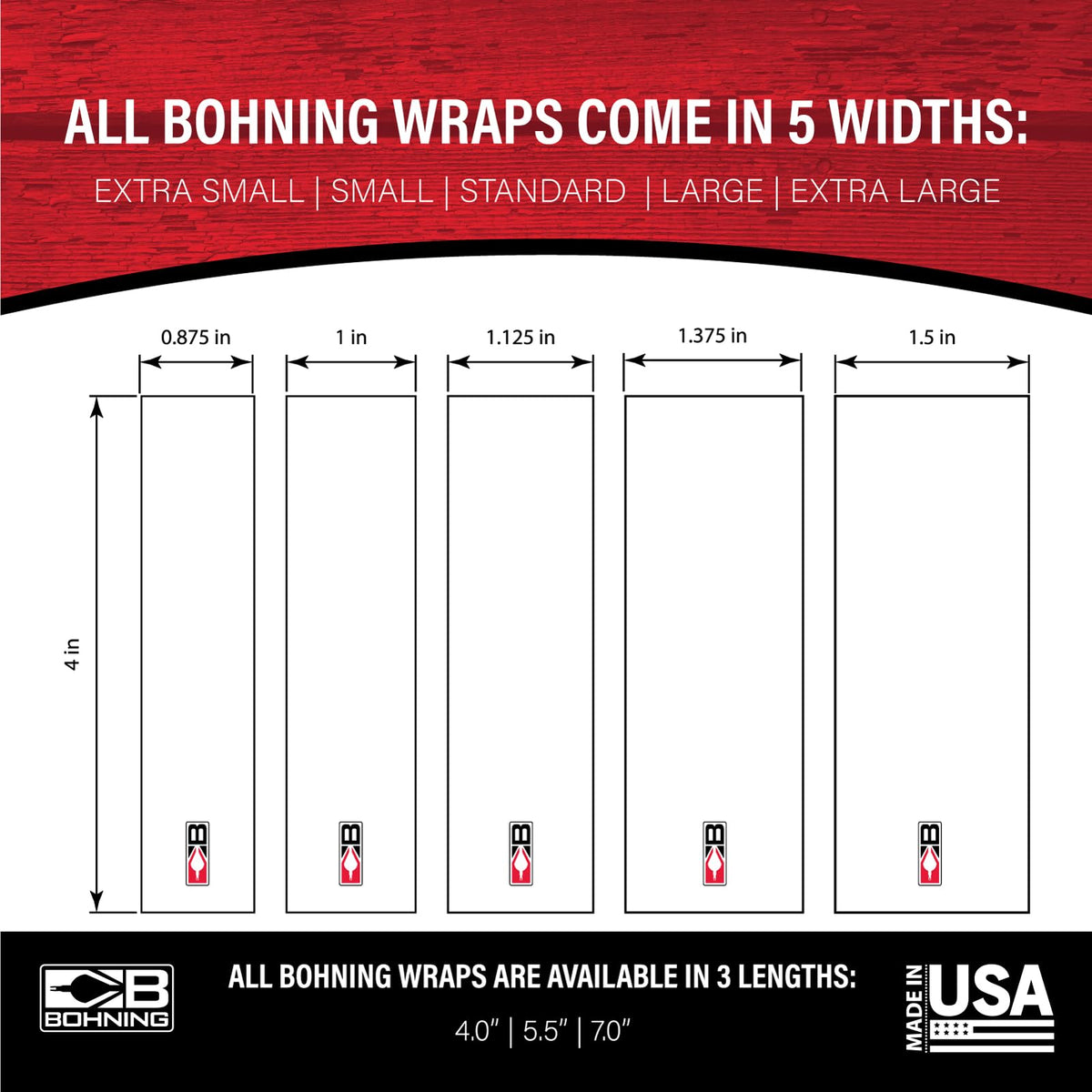 Bohning 4" Solid Arrow Wraps, Large, Neon Yellow