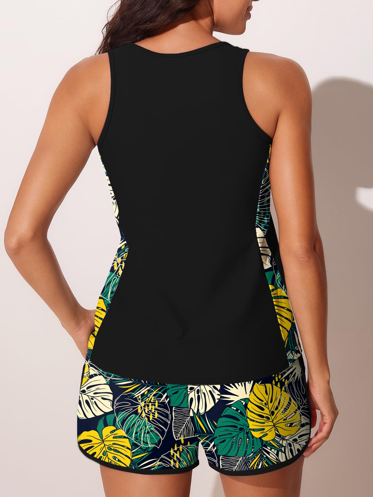 Summer Mae Blouson Tankini Swimsuits for Women Tummy Control Bathing Suits