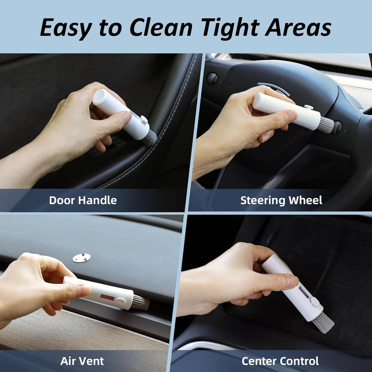 WalktherHa Keyboard Cleaner Laptop Cleaning Kit, All in One Keyboard Cleaning Kit with Car Screen Cleaner Spray