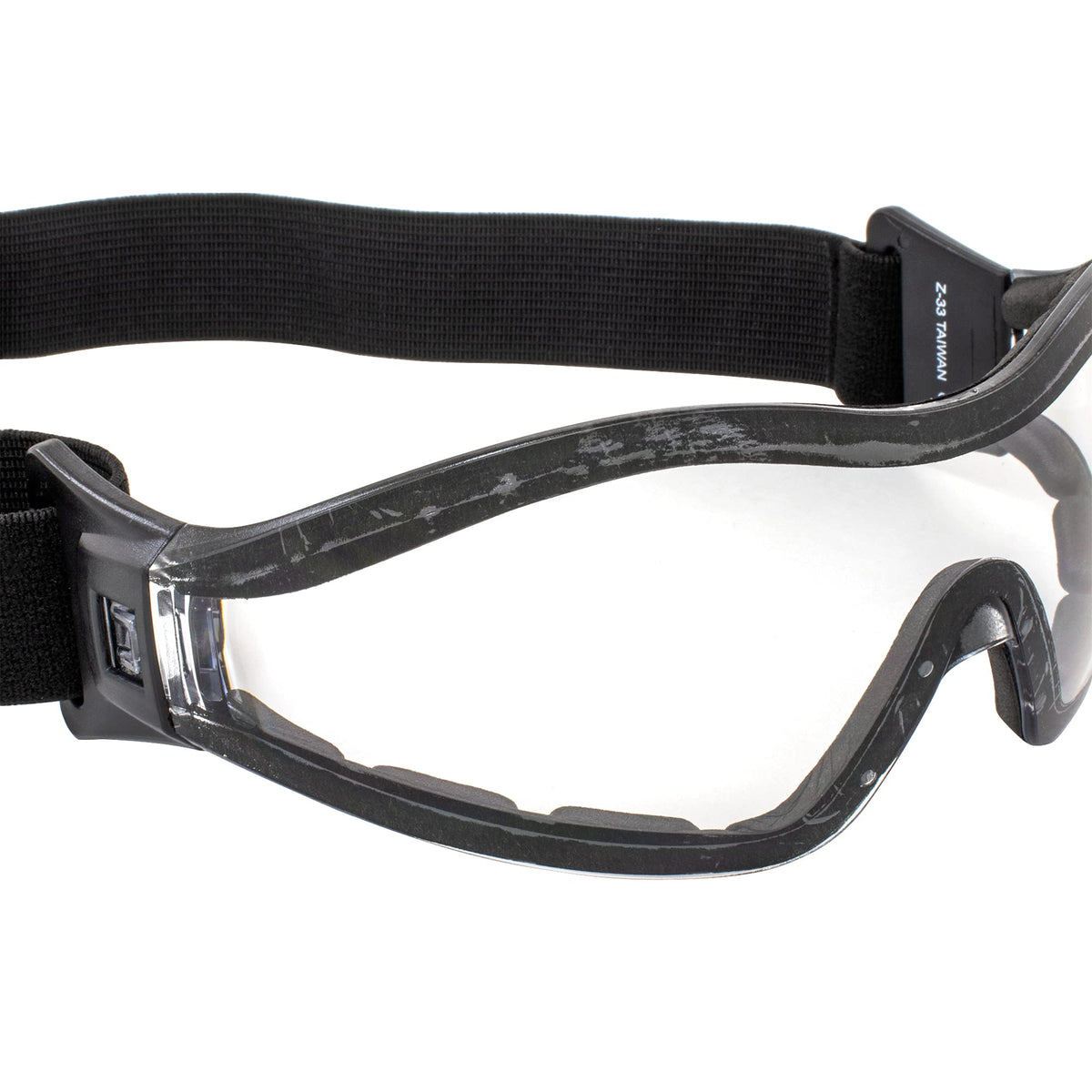 GV Z33 Motorcycle Skydiving Airsoft Goggle Low Profile Anti Fog Clear Lens Plus Storage Bag Global Vision