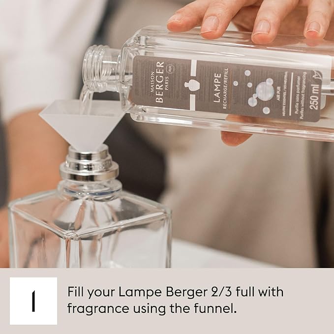 Lampe Berger Fragrance Refill by Maison Berger | for Home Fragrance Oil Diffuser | Purifying and perfuming Your Home | 16.9 Fluid Ounces - 500 milliliters | Made in France (Green Apple)