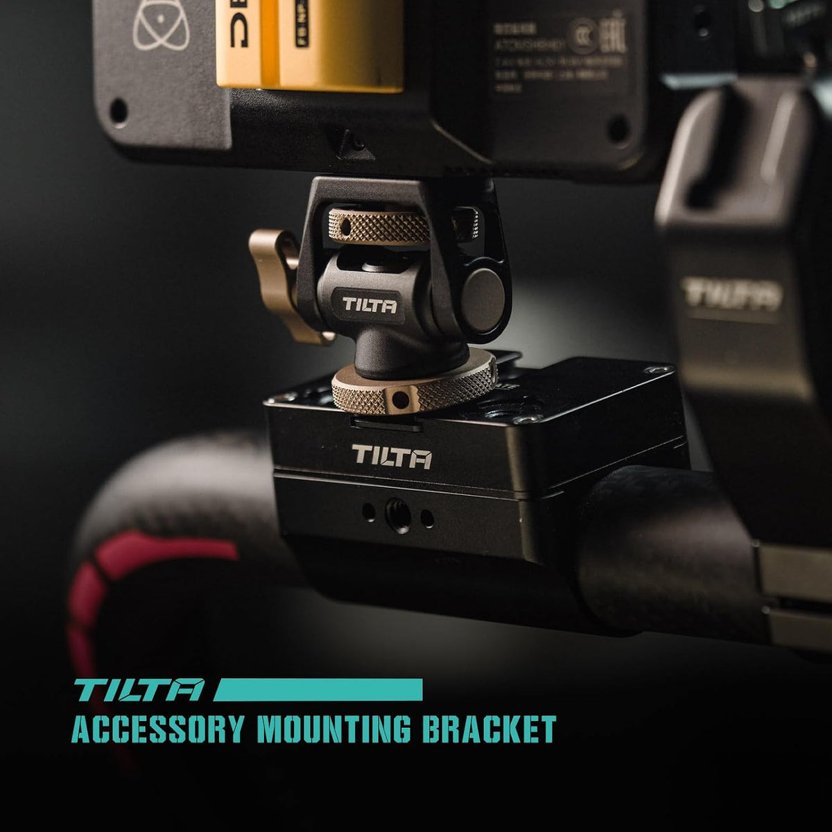 Tilta 4.4lb 360 175 Camera Monitor Mounting Bracket, Cold Shoe Mount for External Monitor Accessories | Supports Load |