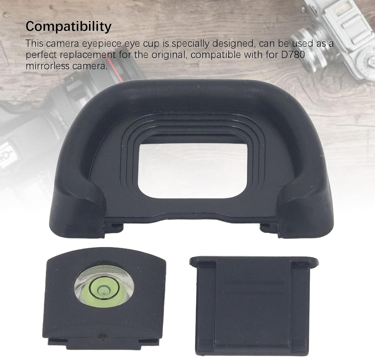 GLOGLOW Eyepiece Eye Cup, ABS Material, Easy Installation, Cushioning Effect, Ideal for Professional Photographers