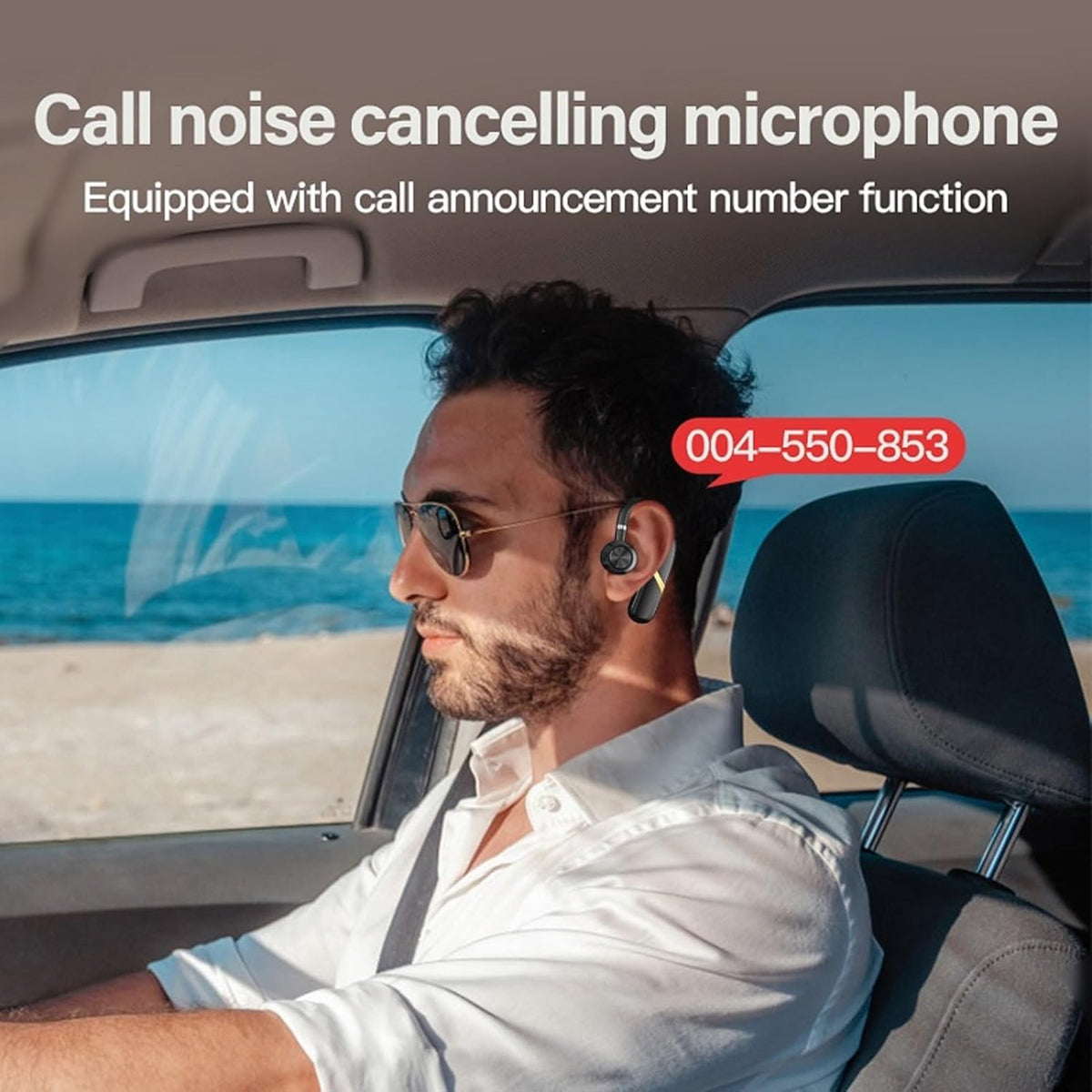 Generic Headset, Headset 30 Headset,Single Bluetooth Wireless Earbuds, Wireless with Microphone, Hours of Usage time