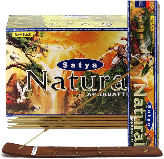 Natural Incense Sticks and Incense Stick Holder Bundle Insence Insense
