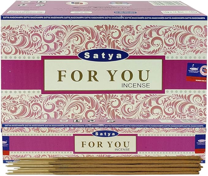 for You Incense Sticks and Incense Stick Holder Bundle Insence Insense Satya Incense