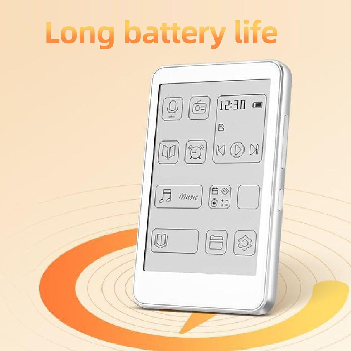 GOWENIC 2.7in 2 1 MP3 5.0, MP3, Ink Ebook Readers, in Player E Reader with Bluetooth Supports APE, FLAC, WAV, TXT