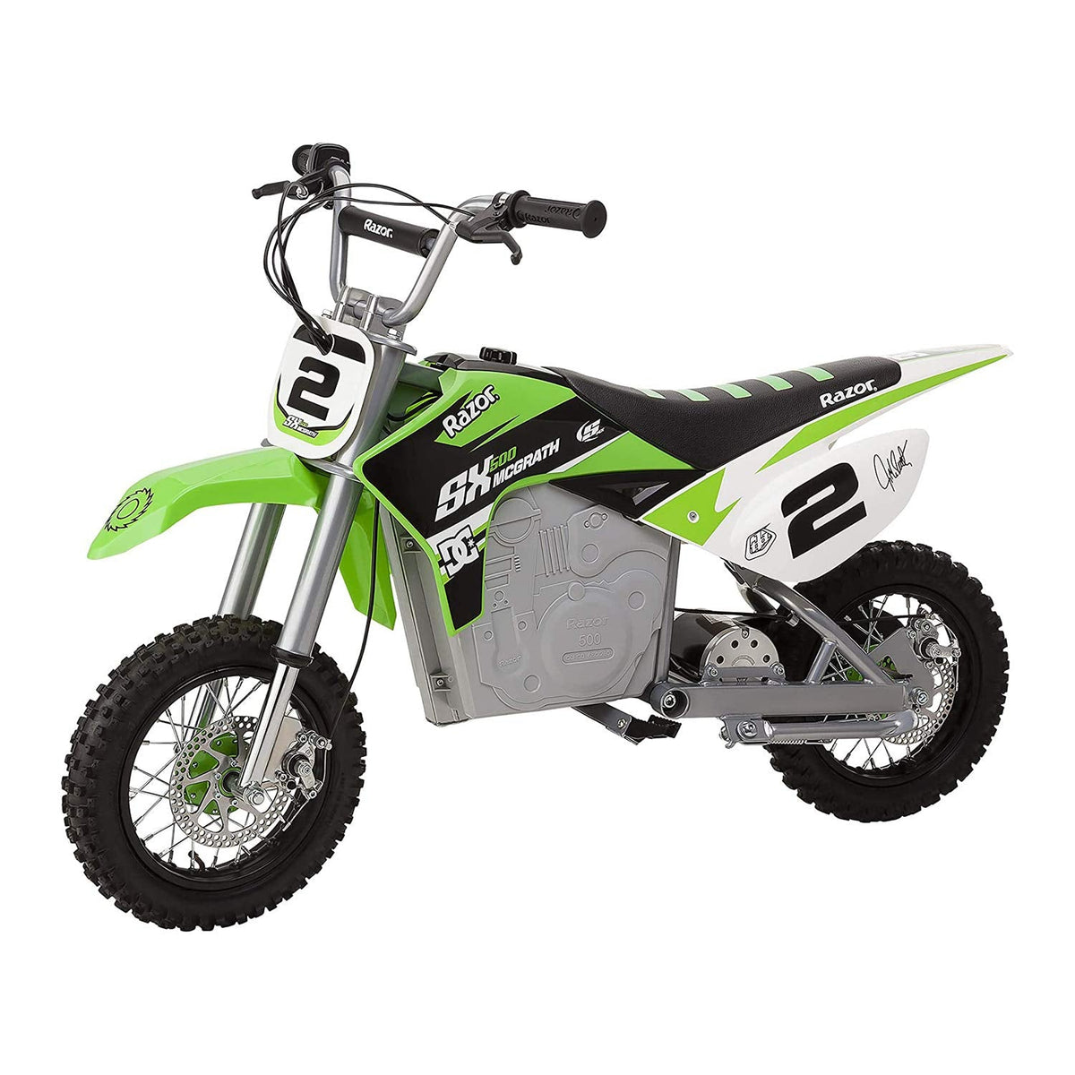 Razor Dirt Rocket SX500 McGrath Electric Motocross Bike for Kids Ages 14+ - 40 mins of Ride Time, For Riders up to 175 lbs