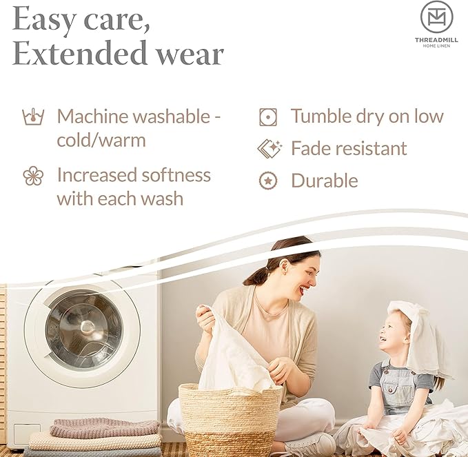 Threadmill Luxury Cotton Blankets for King Size Bed | All-Season Cozy 100% Cotton King Size Blanket | Aster Jacquard Soft & Lightweight Coverlet fits California King Size Bed, 104x92 | Vanilla Cream