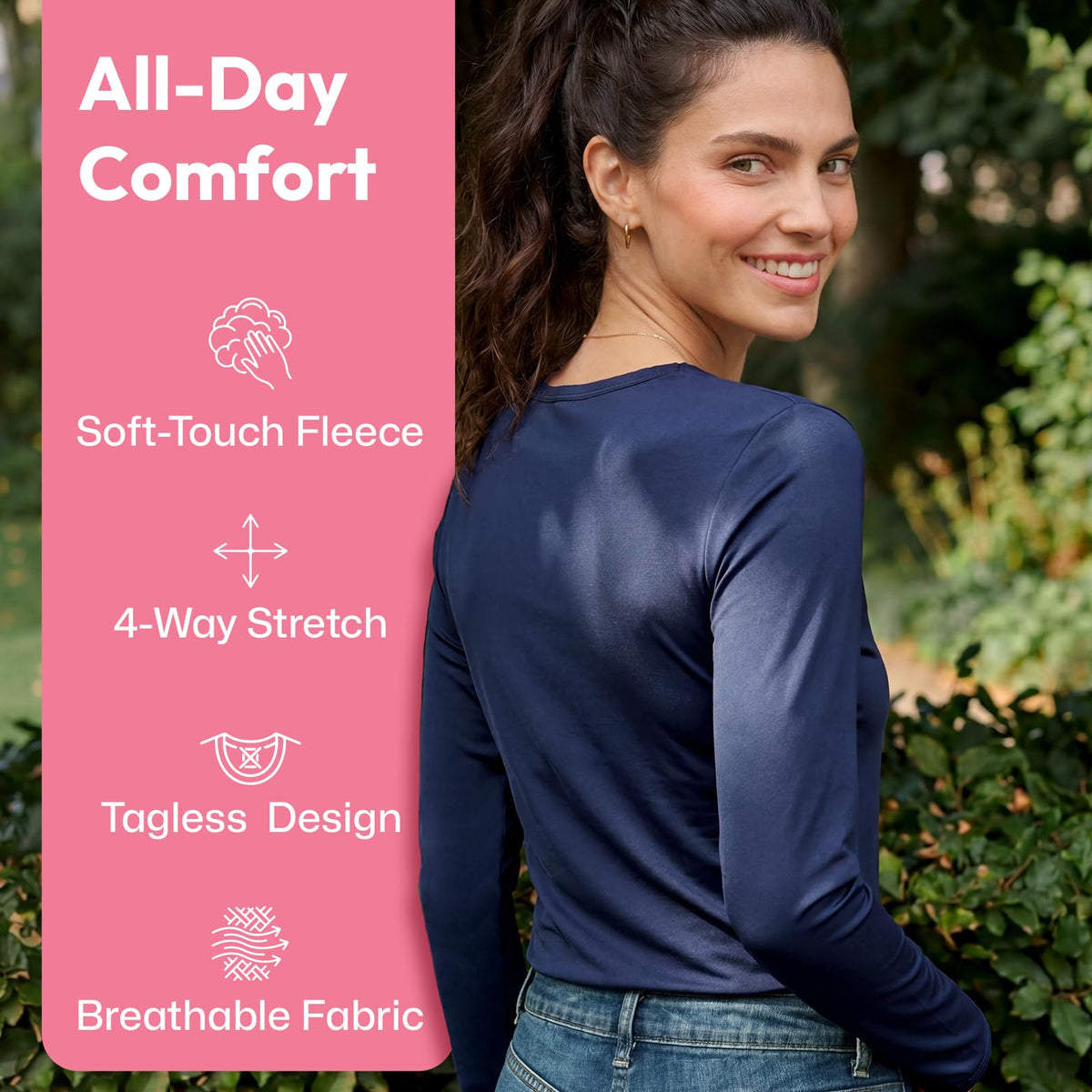 WEERTI Thermal Underwear for Women Long Johns with Fleece Lined Base Layer Women Cold Weather Top Bottom-Red XXL