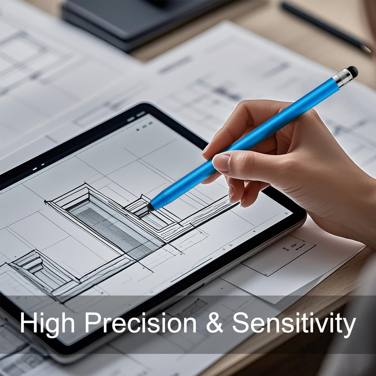 ChaoQ 6pcs Stylus Pen for Touchscreen, High Sensitivity and Precision Stylus Pen for iPad iPhone Android Suitable