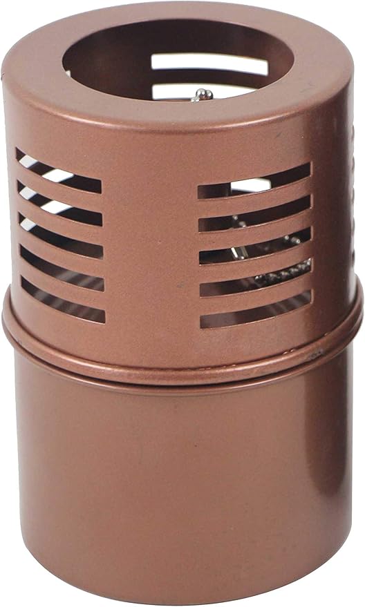 Torch Tabletop Oil Lamp Copper Stainless Steel Metal Wind Shield with Extra Fiberglass Wick with Safety Lock Wick Protection Child Guard