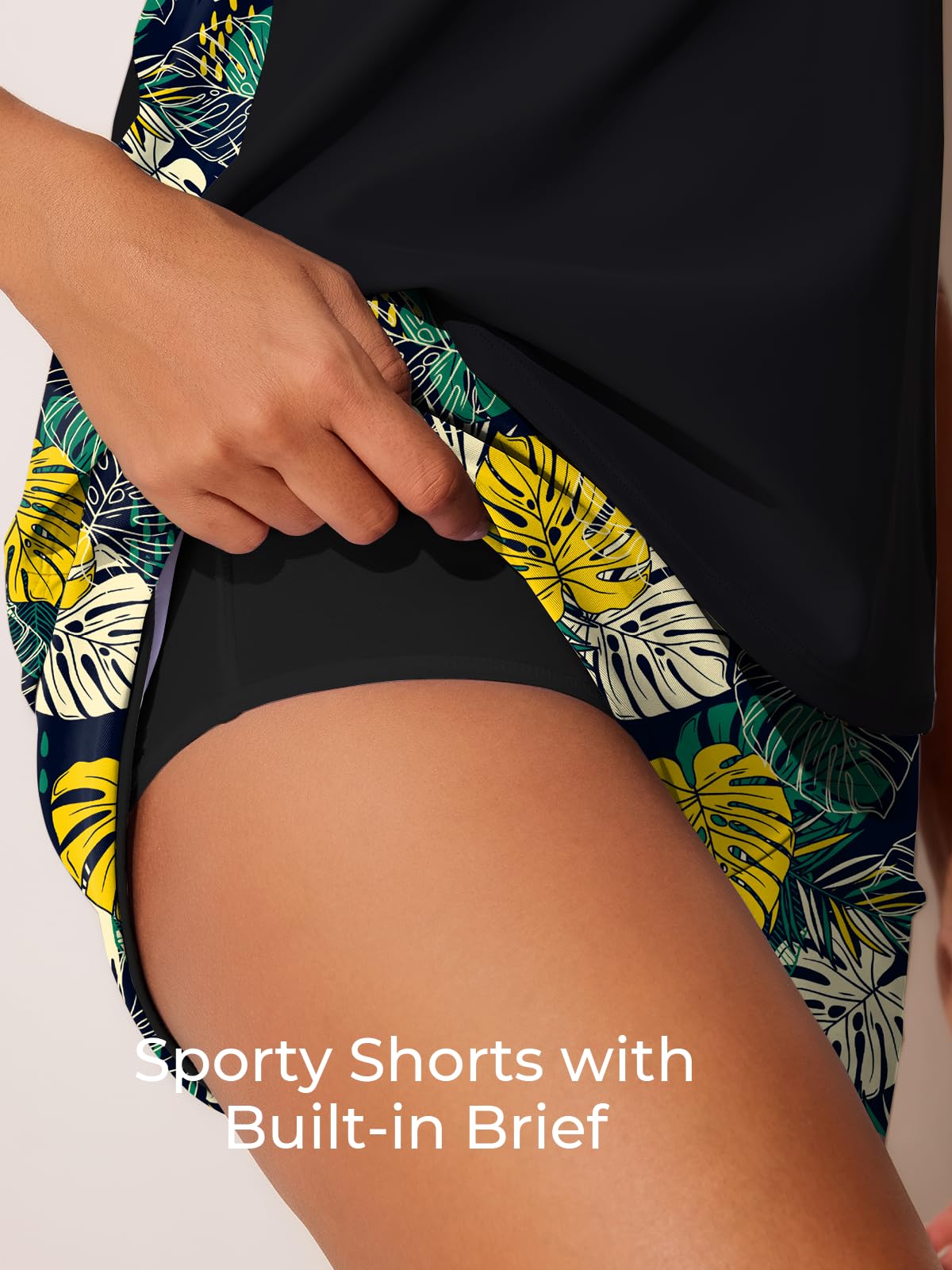 Summer Mae Blouson Tankini Swimsuits for Women Tummy Control Bathing Suits