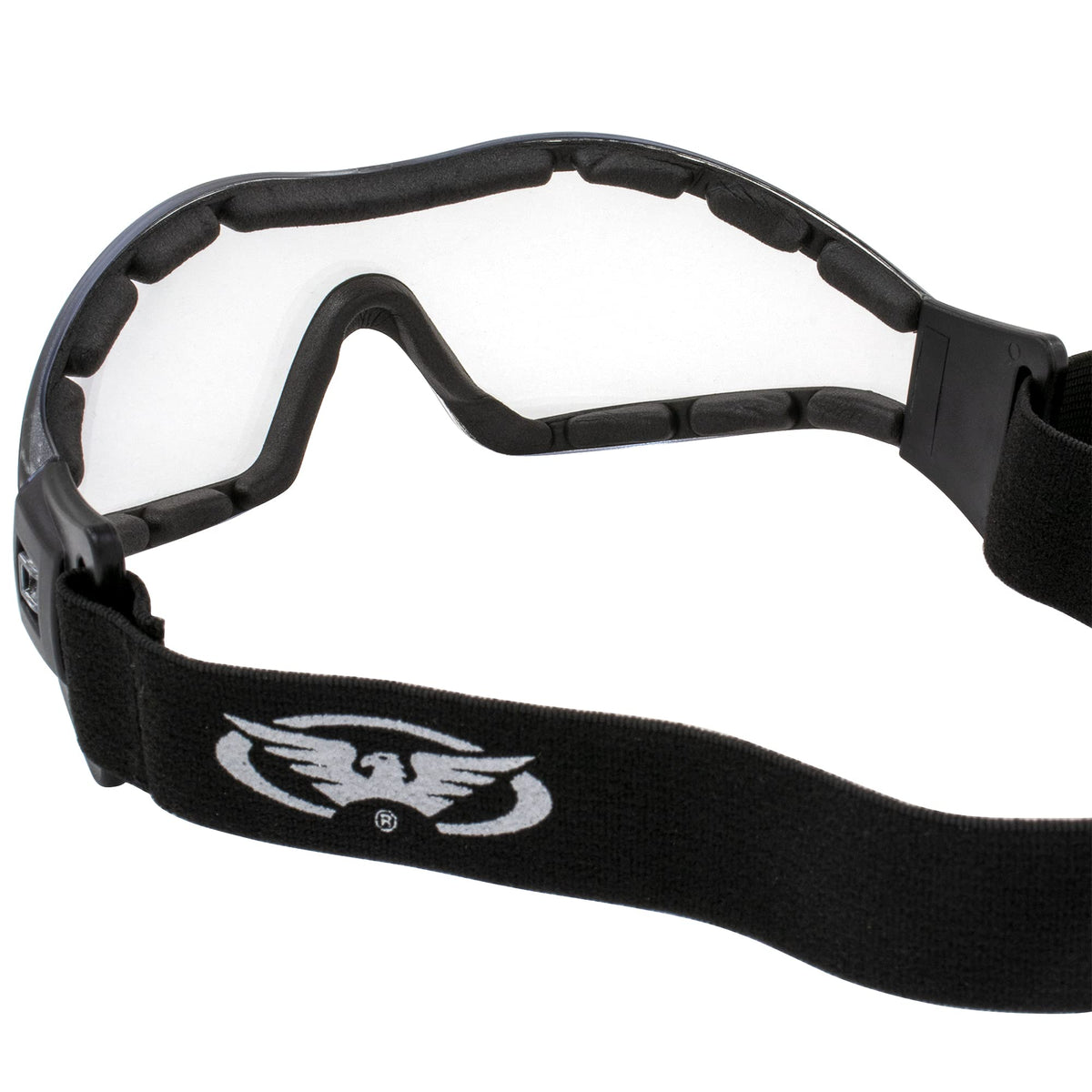 GV Z33 Motorcycle Skydiving Airsoft Goggle Low Profile Anti Fog Clear Lens Plus Storage Bag Global Vision