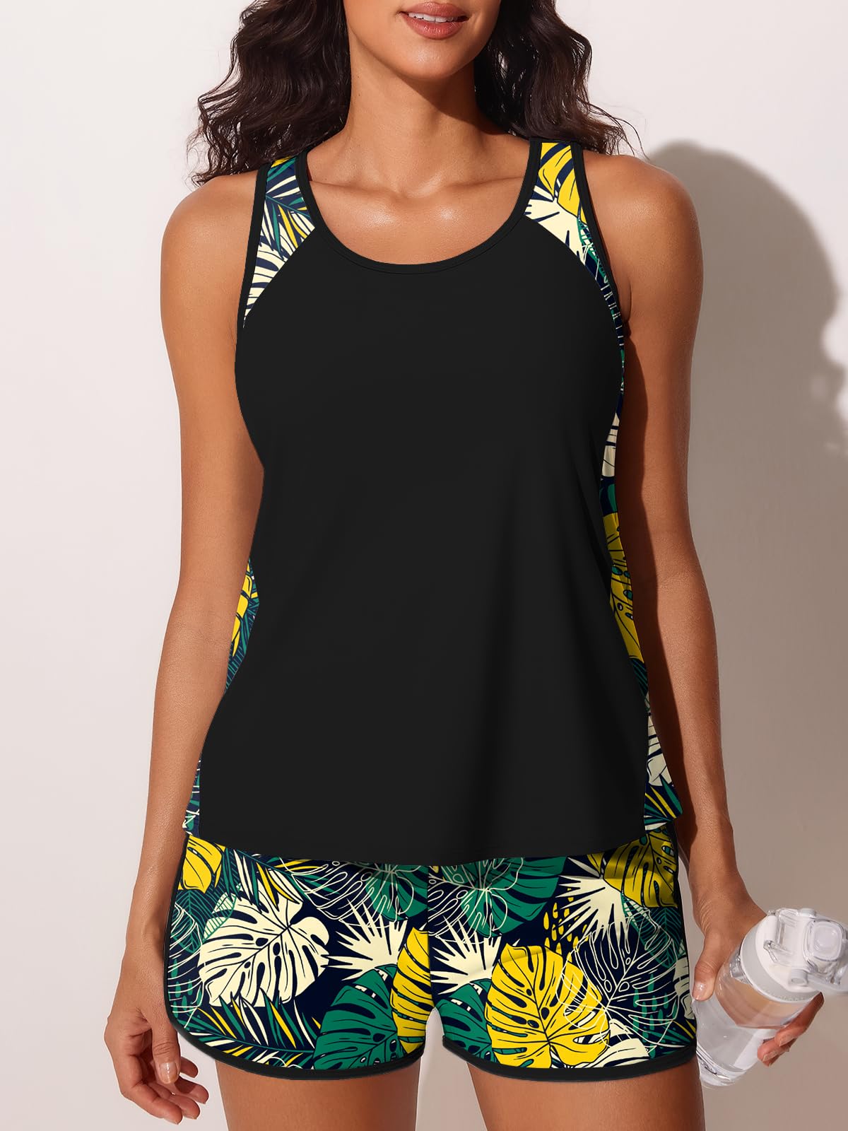 Summer Mae Blouson Tankini Swimsuits for Women Tummy Control Bathing Suits