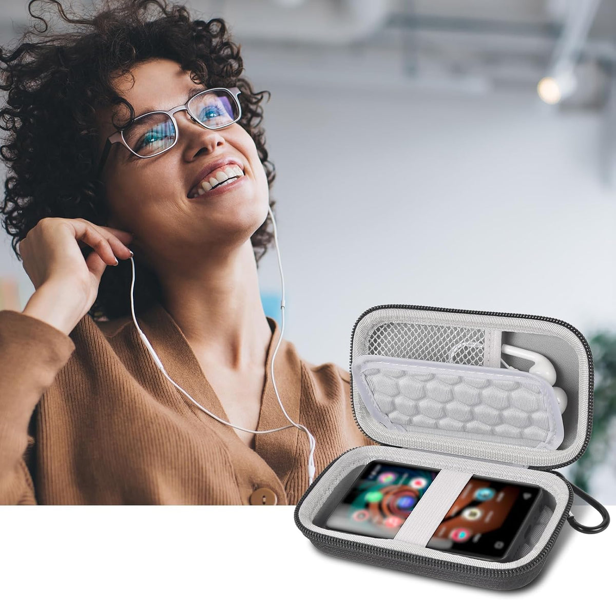 Comecase MP3 TIMMKOO/for 4 Inch Mp4 Player Cases & Covers for Luoran/for innioasis/for MYMAHDI Full Screen Touch Music