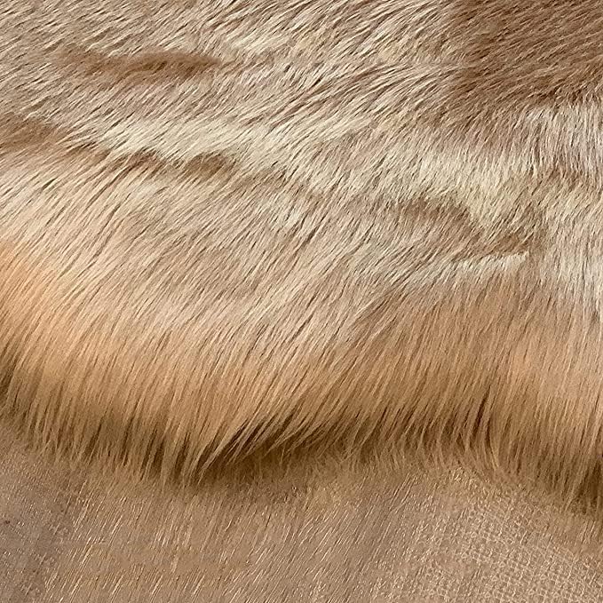 LAMBZY High Pile Super Soft Faux Sheepskin Rug (Beige, 3'x5')