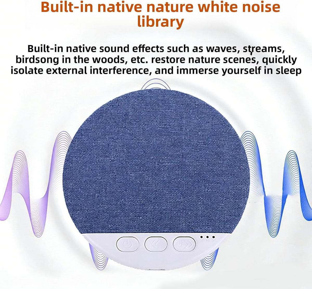VBESTLIFE Pillow Speakers for Sleeping, Bluetooth Pillow Speaker with White Noise and Timer, Wireless Sleep Aid
