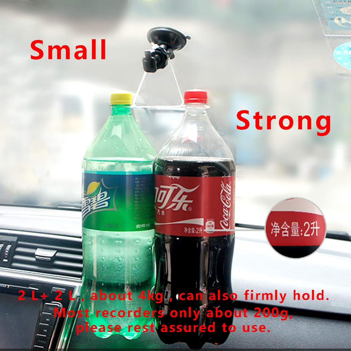 Glucrean 2 Dash Cam Mount Compatible with APEMAN Dashcam, Suction Mount Easy to Install and Use, Replacement Screen