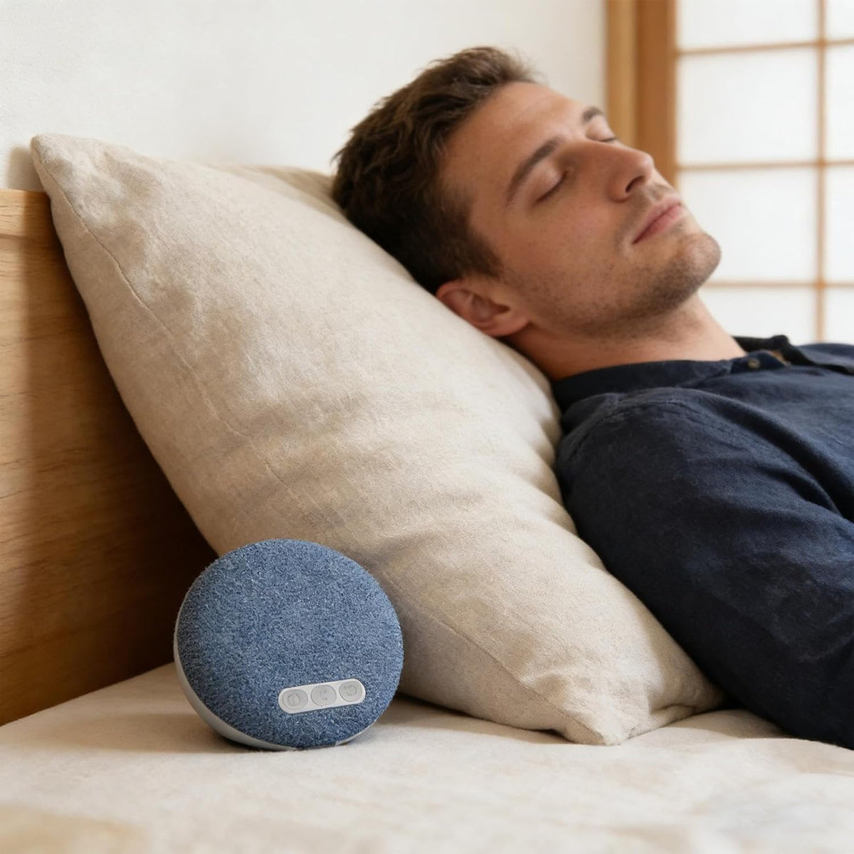 Generic Immersive Sleep Sound Machine, White Noise with Timer, Rechargeable Small Speaker Sleep Aid for Home Bedroom