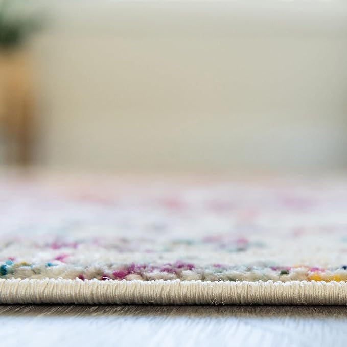 Rugs.com Arlington Collection Rug – 7' x 10' Multi Medium-Pile Rug Perfect for Living Rooms, Large Dining Rooms, Open Floorplans