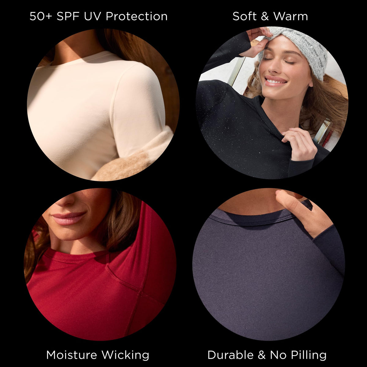 Cuddl Duds Womens Heavyweight Fleece 2 Piece Long Sleeve Thermal Underwear Set – Shirt & Leggings Base Layer for Cold Weather – Winter Clothing Long Johns Lounge Sets for Women, Mauve Pink, L