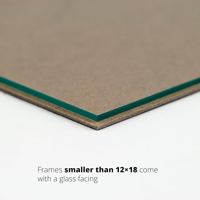 Craig Frames 1WB3BK 6 by 14-Inch Black Picture Frame, Single White Collage Mat with 2-4 by 6-Inch Openings