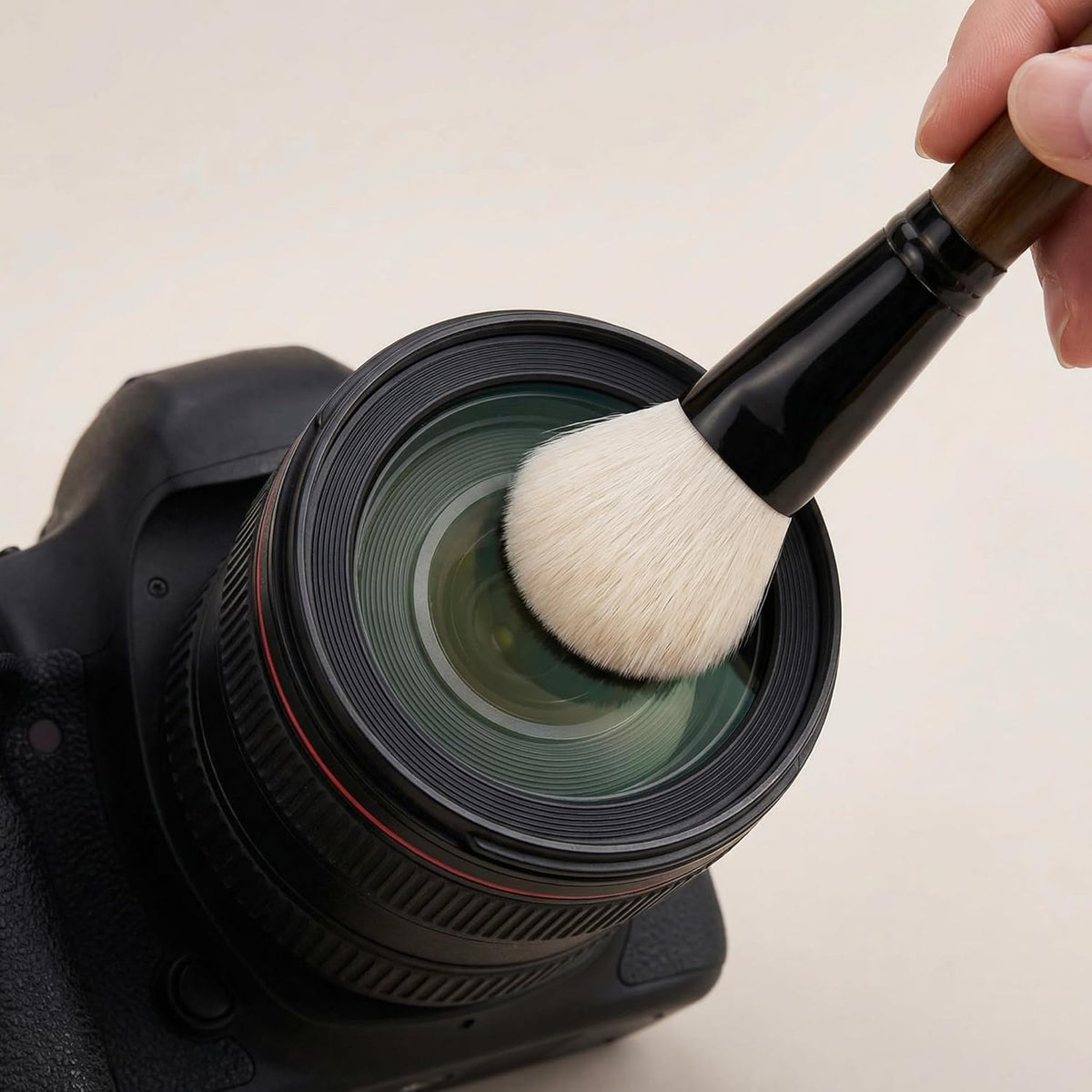 ZGGAZCA Lens Brush Camera Cleaning Kit for Lenses and Screen Goat Hair Cleaner Pen for DSLR Camera Computer Screen Soft