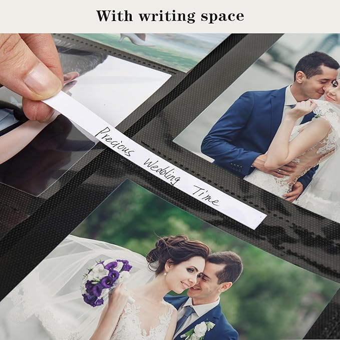 Mublalbum Photo Album 4x6 1000 Photos Linen Cover Large Picture Book Holds Horizontal and Vertical Pockets for Wedding Family Anniversary and Baby (Green)