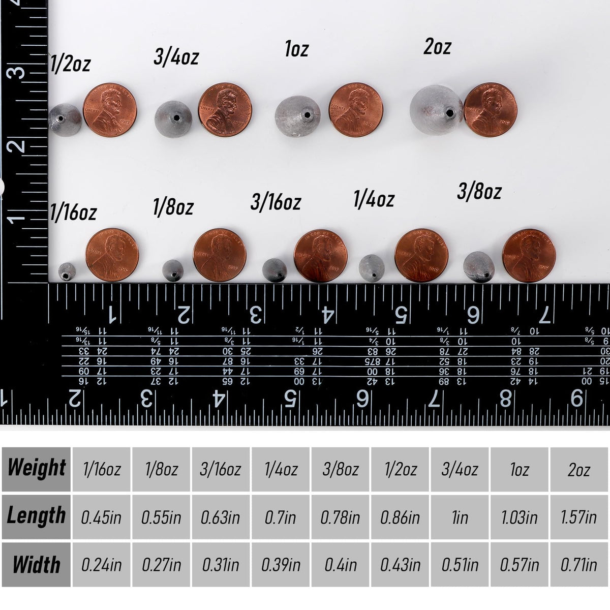 Dr.Fish 50 Pack Bullet Fishing Sinkers Worm Weights Lead Fishing Weights Bass Fishing Sinker Freshwater Texas Carolina Rig Punch Shot 1/4oz