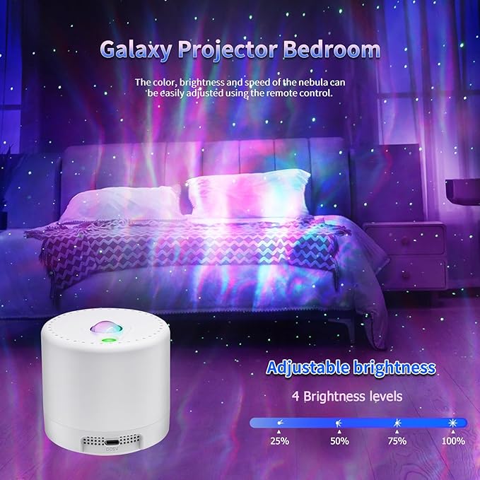 Star Projector, Galaxy Projector, Remote Control & Timer Galaxy Light, LED Nebula Night Light Projector for Adults Bedroom Decoration, Party, Birthday, Christmas,Valentine's Day,Room Decor