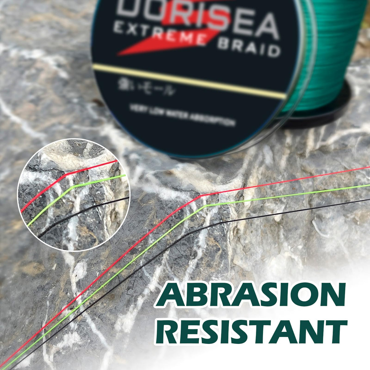 Dorisea Extreme Braid 100% Pe Black Braided Fishing Line 109Yards-2187Yards 6-550Lb Test Fishing Wire Fishing String Incredible Superline Zero Stretch (500m/546Yards 8lb/0.12mm)