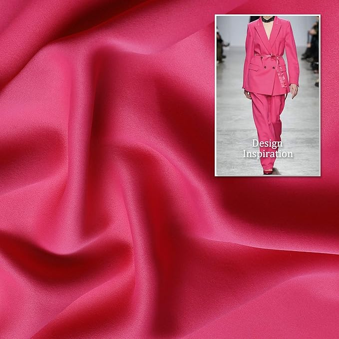 DUALIFE Raspberry Sorbet Blackout Curtain Panels for Living Room 108 Inch Length Hot Pink Solid Energy Efficient Room Darkening Bedroom Curtains Thermal Insulated Grommet Top 60x108 Inches Long