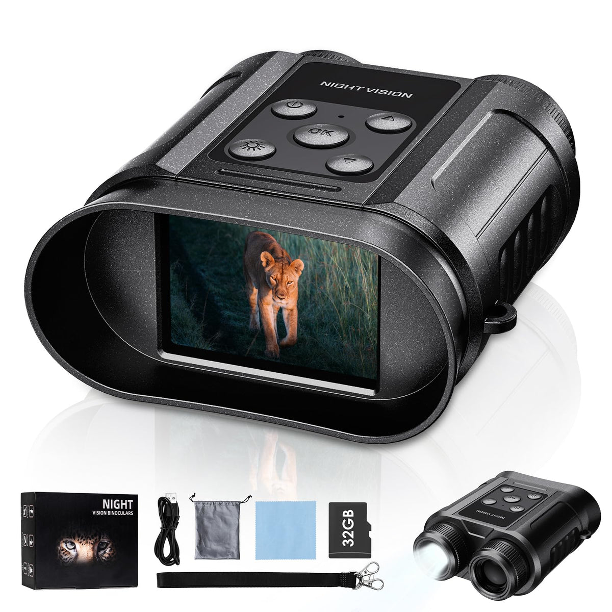 Tizycod Gifts for Men & Teens Night Vision Goggles, Night Vision Binoculars