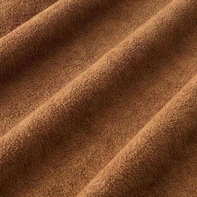 Kevin Textile Waterproof Decorative Pillow Covers Brown 22x22 Inch Pack of 2 Soft Boucle Textured Euro Pillowcases Elegant Accent Pillows for Couch Sofa Chair Bed Home Decor Indoor Outdoor