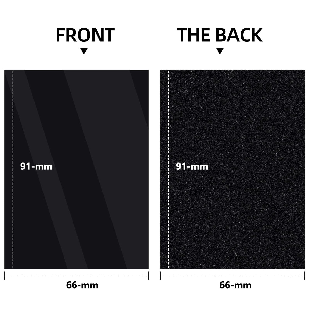 Mlikero 500 Black Card Sleeves and 1800+ Card Deck Box