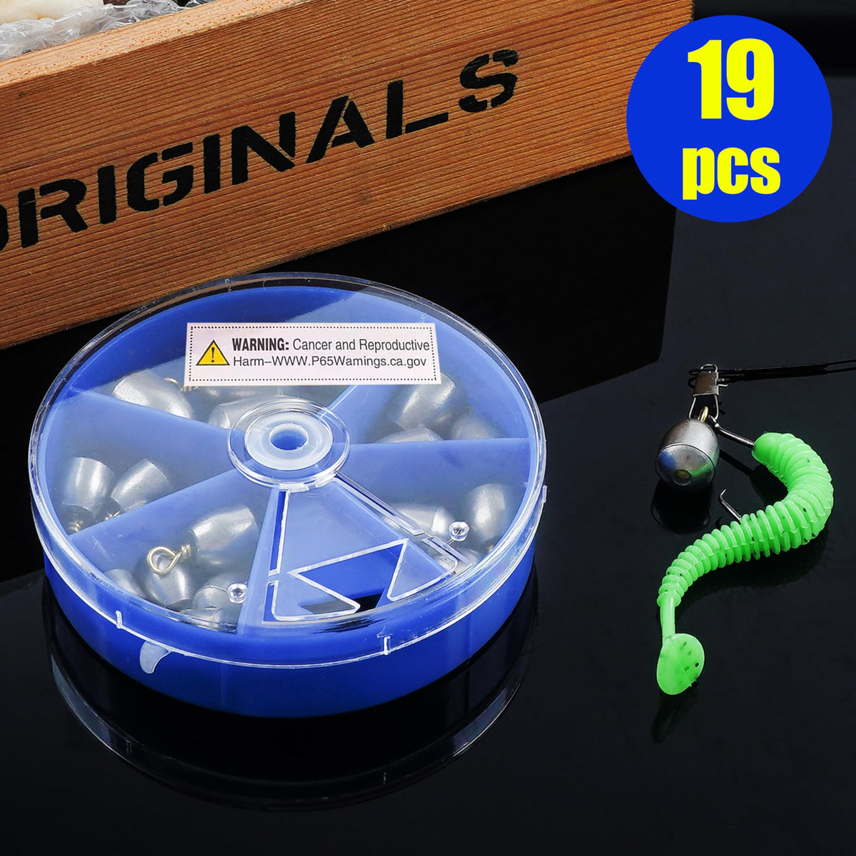 Fishing Weights Sinkers Kit,19/52pcs Bass Casting Sinkers Weights Bell Sinkers Assorted Iron Fishing Weights Drop Catfish Sinkers Weights for Saltwater Freshwater Fishing