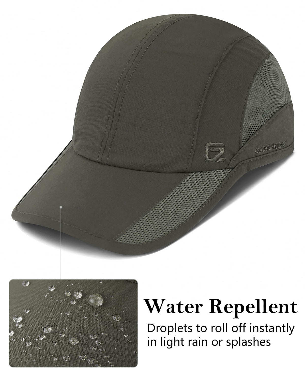 GADIEMKENSD Outdoor Running Hat Men's Cooling UPF50+ Womens Baseball Cap Sport Mesh Sun Hat Trucker Dad Hats Quick Dry Breathable Unstructured for Summer Camping Fishing Hiking Improved Blue L