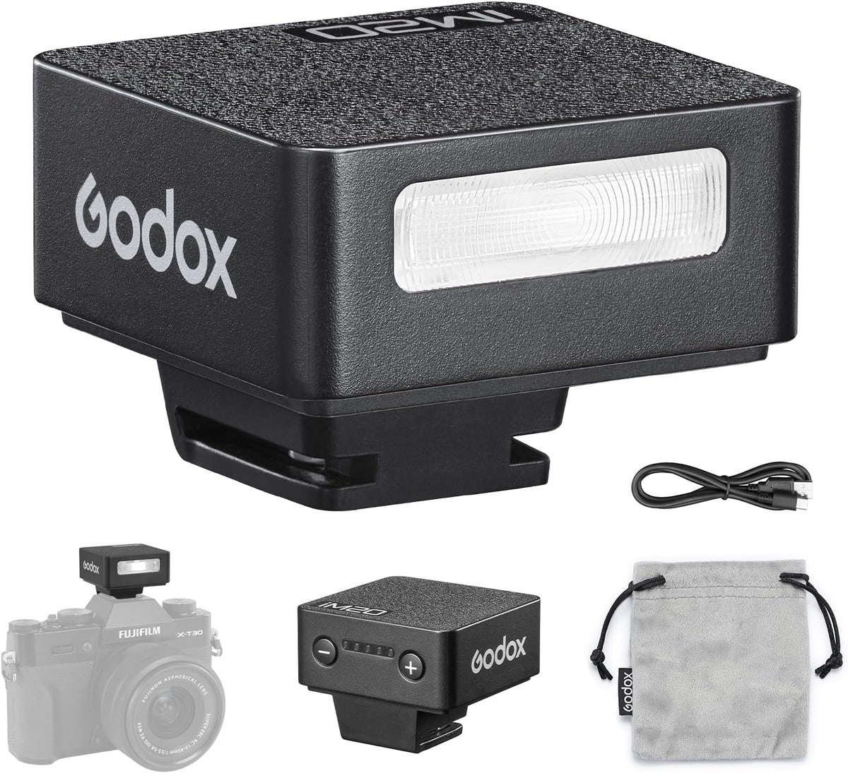 GODOX iM20 470mAh 440 5 zve10 zv1 gr3 Mini Flash for Camera with Battery Full-Power Flash Levels Mini Flash Speedlite
