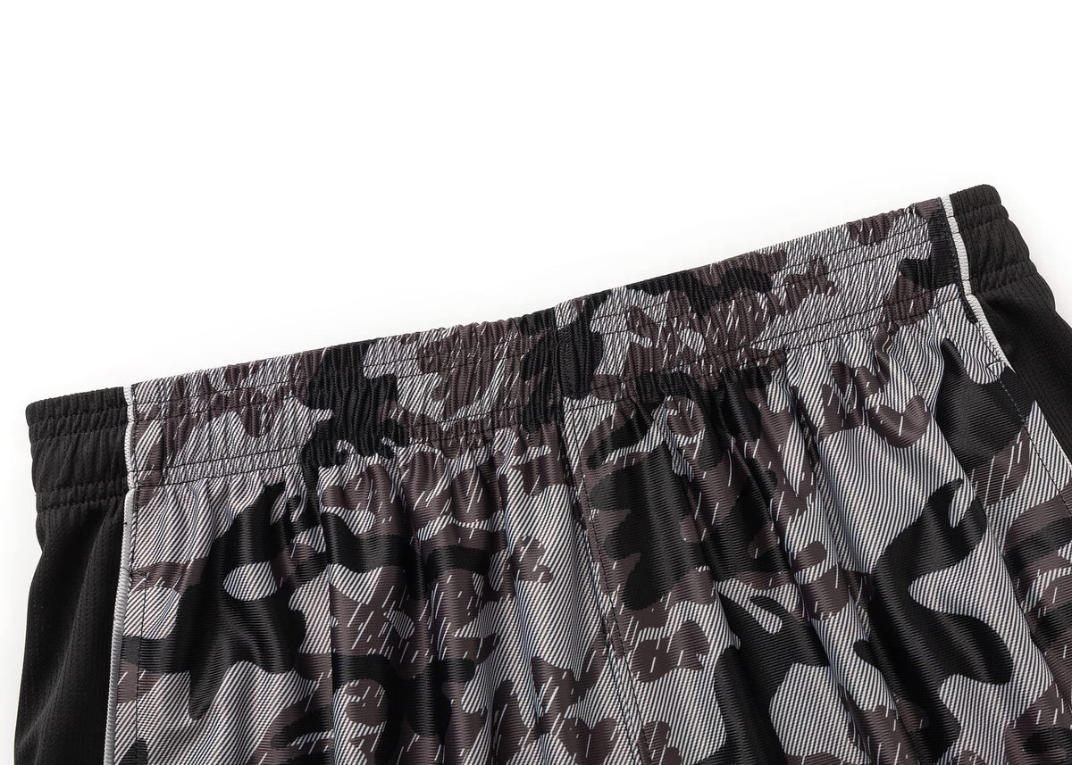 Abovewater Men's Basketball Shorts Quick-Dry Running & Gym Shorts with Drawstring & Pockets (Brown, XL)